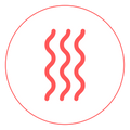 Powered by 100% natural steam icon