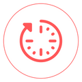 Relief in just 3-5 minutes icon