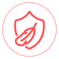 Soft, durable materials icon